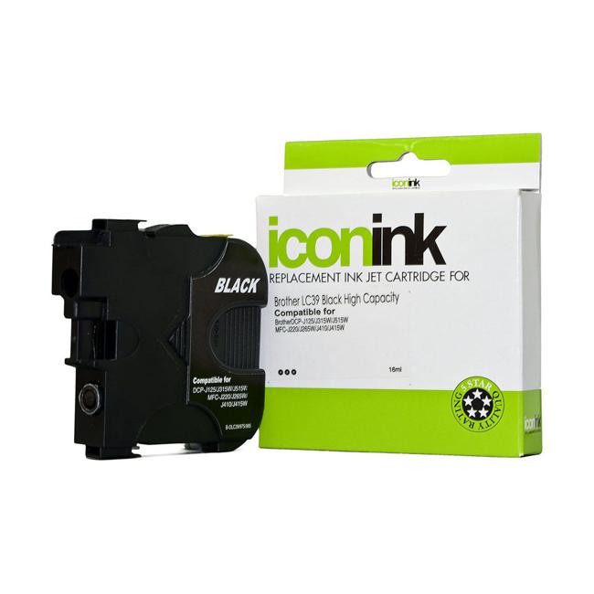 Icon Compatible Brother LC39 Black Ink Cartridge