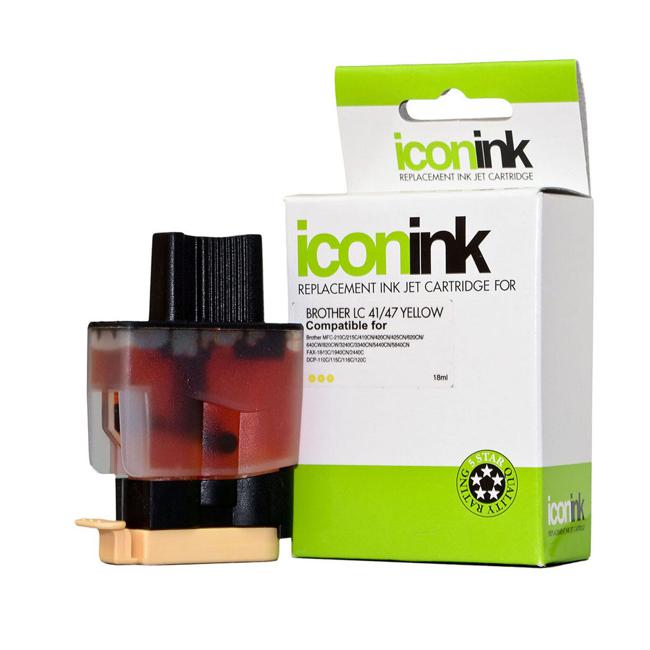 Icon Compatible Brother LC47 Yellow Ink Cartridge