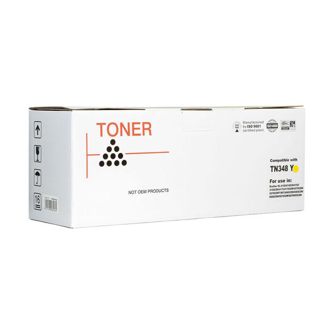 Icon Compatible Brother TN348 Yellow Toner Cartridge