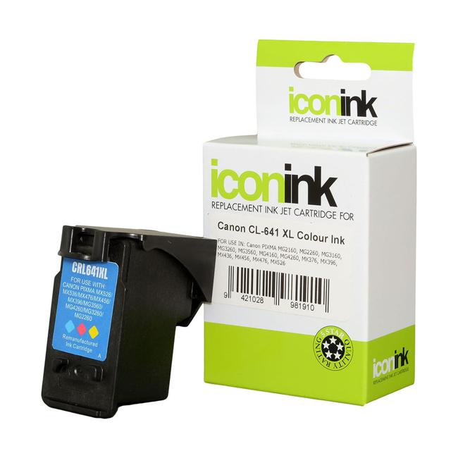 Icon Remanufactured Canon CL641 XL Colour Ink Cartridge
