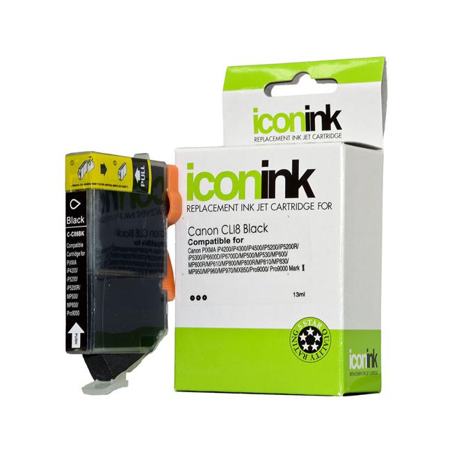 Icon Compatible Canon CLI8 Black Ink Cartridge