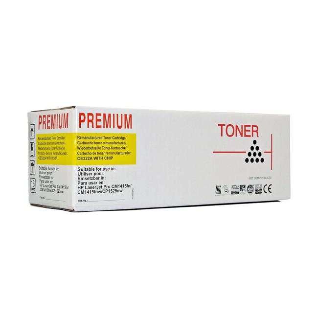 Icon Compatible HP CE322A/ CB542A Yellow Toner Cartridge