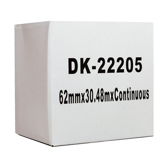 Icon Compatible Brother DK Paper Tape 62mmx30m Black on White - Marston Moor