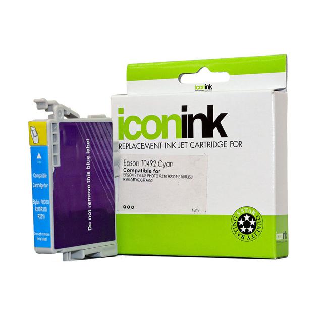 Icon Compatible Epson T0492 Cyan Ink Cartridge