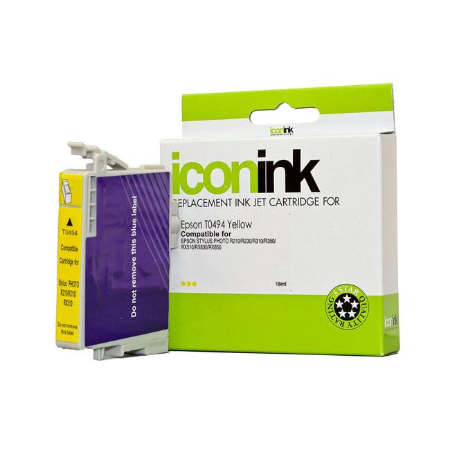 Icon Compatible Epson T0494 Yellow Ink Cartridge