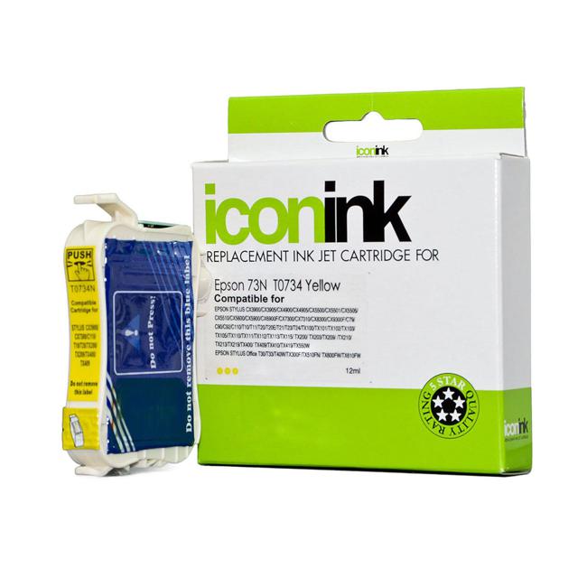 Icon Compatible Epson 73N Yellow Ink Cartridge
