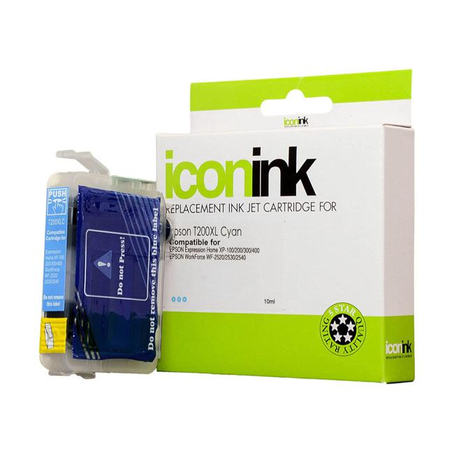 Icon Compatible Epson 200XL C13T201292 Cyan Ink Cartridge