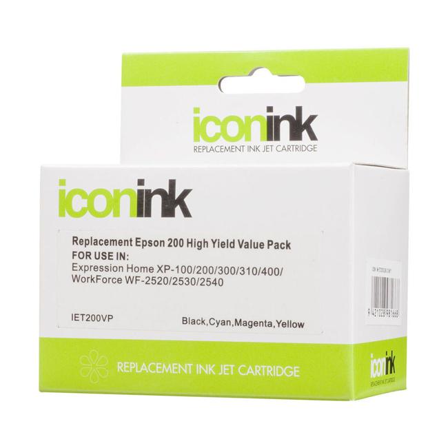Icon Compatible Epson 200XL BCMY Ink Value Pack
