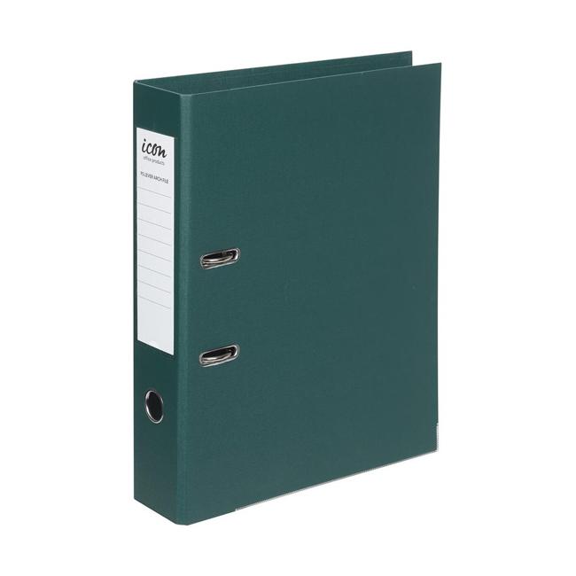 Icon Lever Arch File FS Linen Forest Green