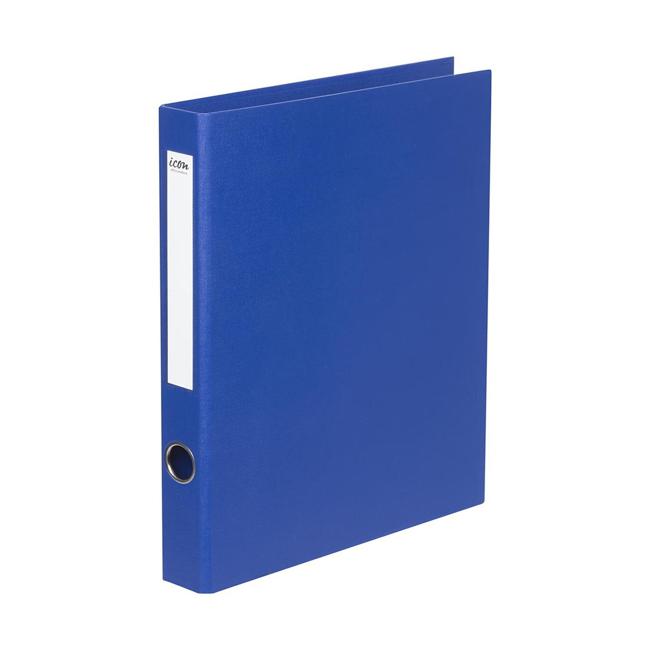 Icon Ringbinder Linen A4 2D 26mm Royal Blue