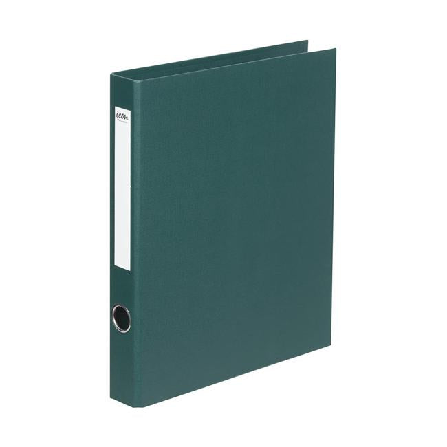 Icon Ringbinder Linen A4 2D 26mm Forest Green