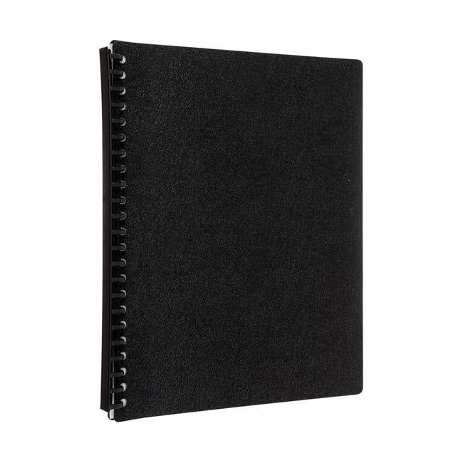 Icon Refillable Display Book 20 Pocket Black