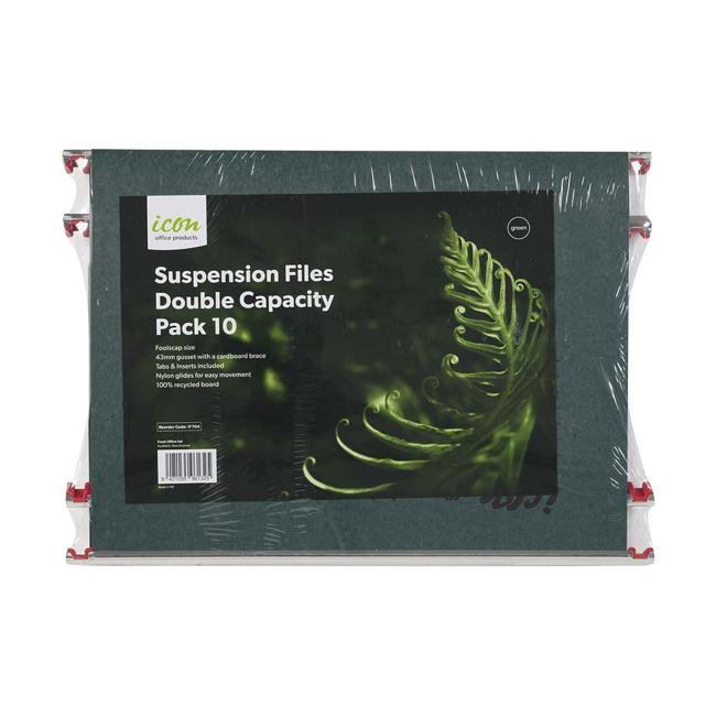 Icon Suspension Files FS Double Capacity, Pack of 10