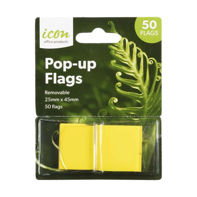 Icon Pop-up Flags Yellow