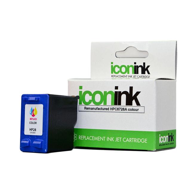 Icon Remanufactured HP 28 Colour Ink Cartridge (C8728AA)
