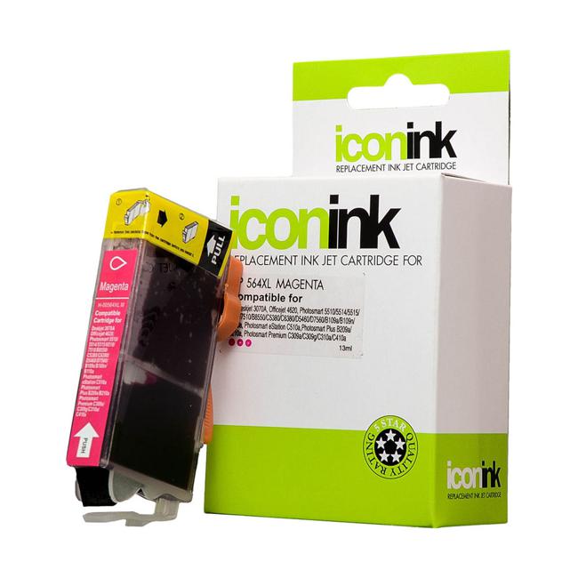 Icon Compatible HP 564 Magenta XL Ink Cartridge (CB324WA)