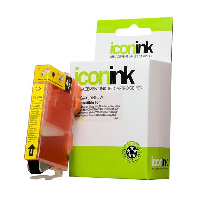 Icon Compatible HP 564 Yellow XL Ink Cartridge (CB325WA)