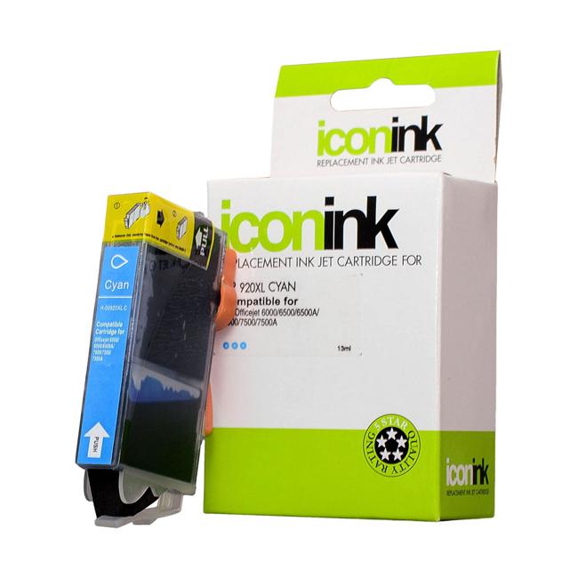 Icon Compatible HP 920 Cyan XL Ink Cartridge (CD972AA)