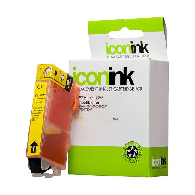 Icon Compatible HP 920 Yellow XL Ink Cartridge (CD974AA)