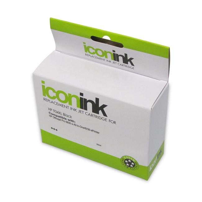 Icon Compatible HP 934XL Black Ink Cartridge (C2P23AA)