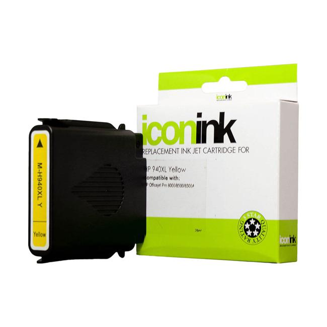 Icon Compatible HP 940 Yellow XL Ink Cartridge (C4909AA)