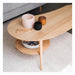 Oslo Coffee Table Shaped with Shelf...-Marston Moor