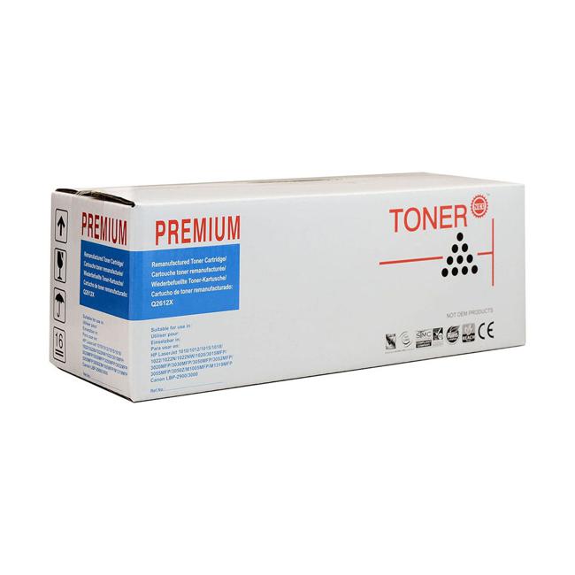 Icon Compatible HP Q2612X Black Toner Cartridge