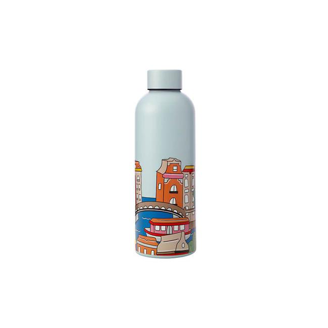 Megan McKean Cities Double Wall Insulated Bottle 500ML Amsterdam