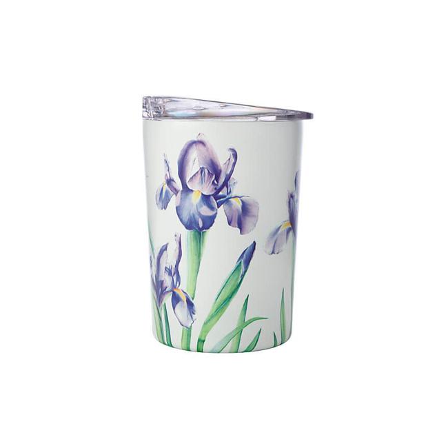 Katherine Castle Floriade Double Wall Insulated Cup 360ML Irises