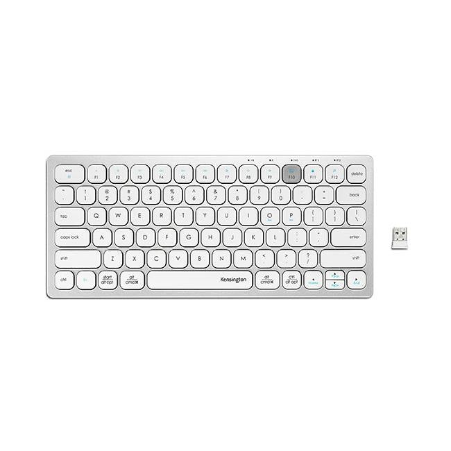 Kensington mutli device dual wireless keyboard silver-Marston Moor