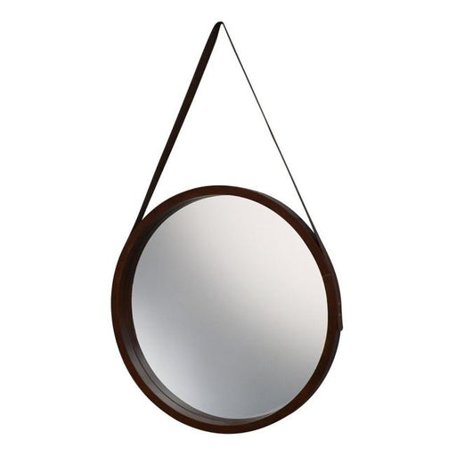 Rembrandt Leather Wall Round Mirror KC1099-Marston Moor