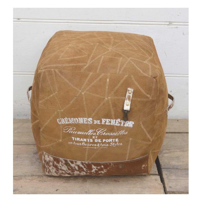 Rembrandt Buffalo Leather Ottoman KC1228-Marston Moor