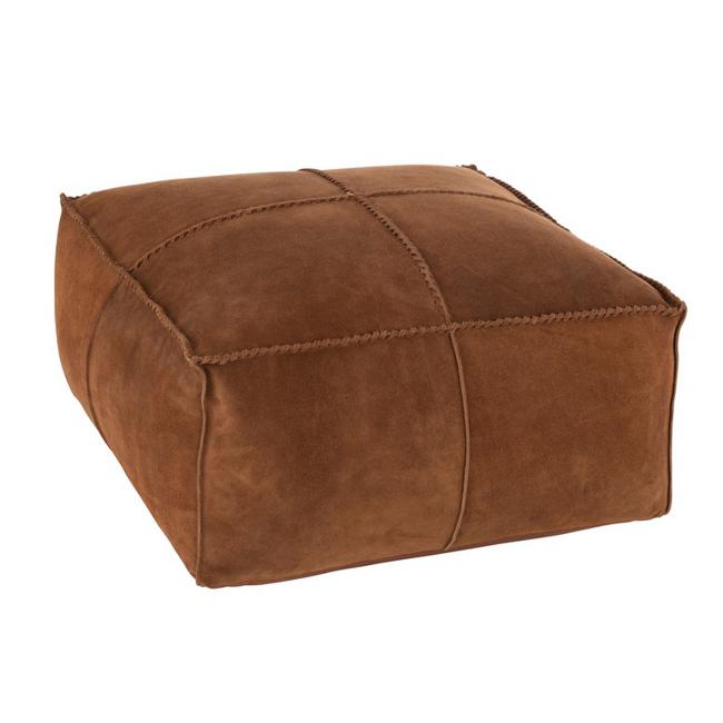 Rembrandt Buffalo leather Pouf KC1229-Marston Moor