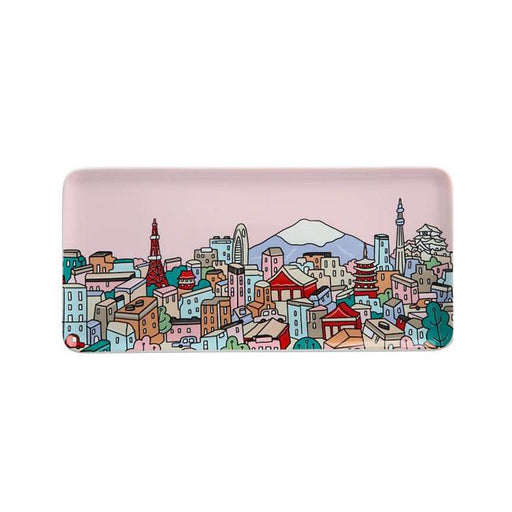 Megan McKean Cities Rectangle Plate 25x12cm Tokyo Gift Boxed-Marston Moor