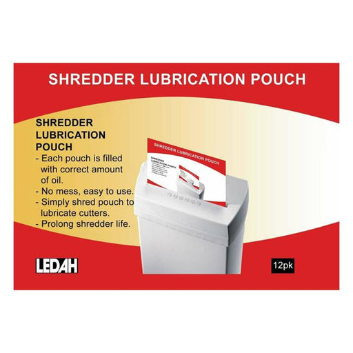 Ledah Shredder Lubrication Pouch 12/Pkt-Marston Moor