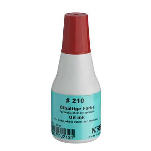 Noris #210 Metal Stamp Ink 25ml Red-Marston Moor