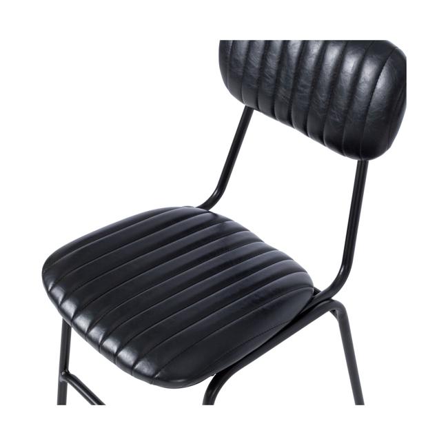 Datsun Chair Vintage Black PU...