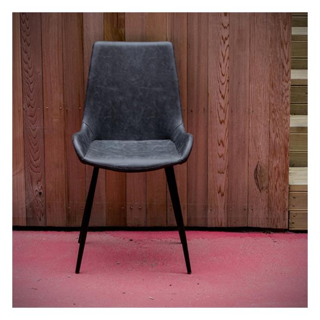 Vintage Chair Grey PU...-Marston Moor
