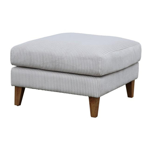 Rembrandt King Henry Corduroy Ottoman (Light Grey) PR2020-Marston Moor