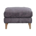 Rembrandt King Henry Corduroy Ottoman (Dark Grey) PR2021-Marston Moor