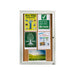 Quartet enclosed board cork 600x900mm 1 door-Marston Moor
