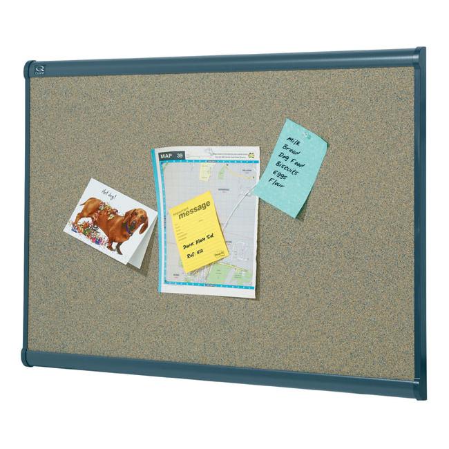 Quartet prestige corkboard graphite frame 1200x1800mm-Marston Moor
