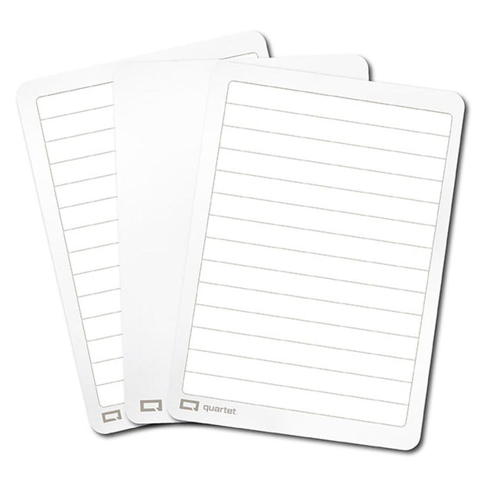 Quartet Flex Whiteboard Double-Sided Plain/Lined Pk30 QTFLEX30PLLD