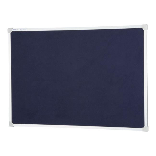 Quartet penrite bulletin board felt 900x1200mm blue-Marston Moor