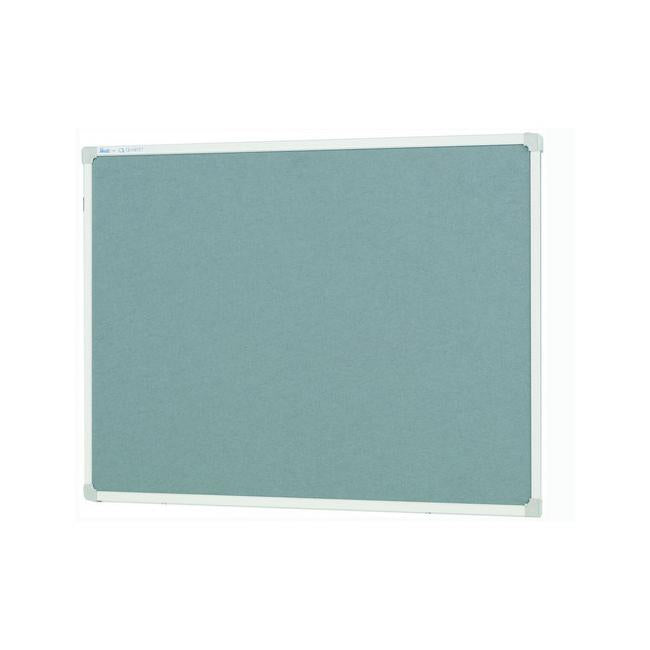 Quartet penrite bulletin board felt 900x1200mm grey-Marston Moor