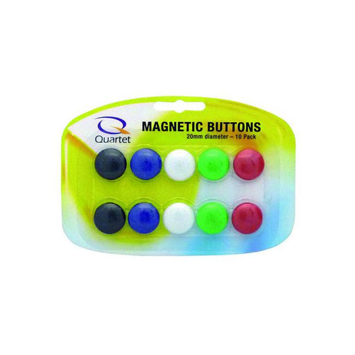 Quartet magnet buttons 20mm asst pk10-Marston Moor