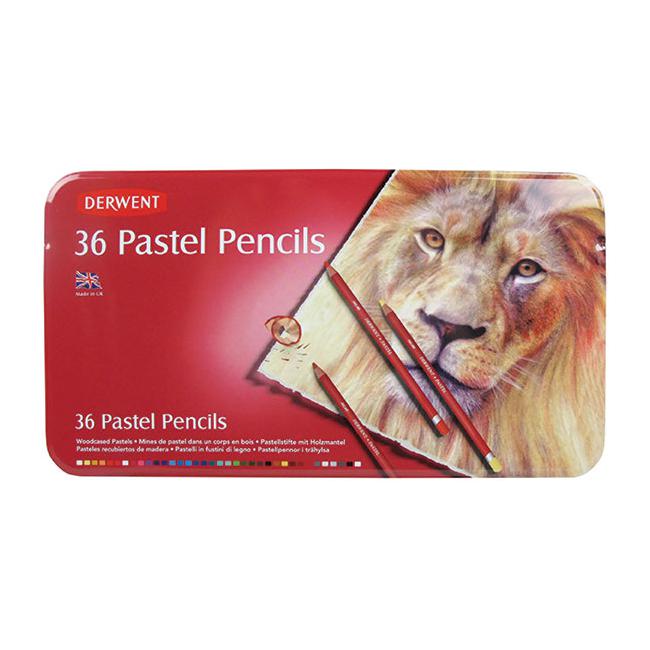 Derwent pastel pencil tin 36