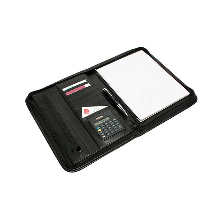 Marbig Professional Compendium Zip Pad Holder Black R90087