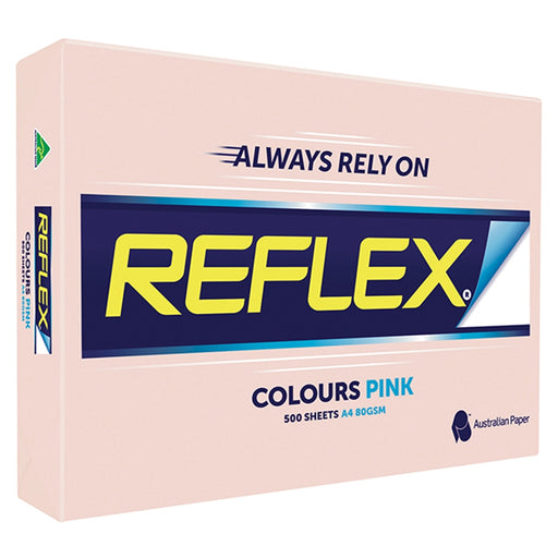 Reflex Copypaper A4 80gsm Pink Ream 500 Sheets-Marston Moor