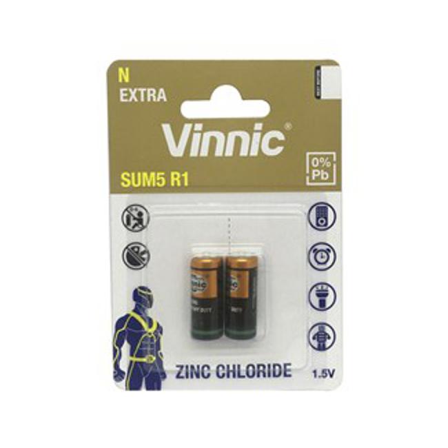 N Size Extra Heavy Duty Vinnic Batteries - Pk. 2-Marston Moor